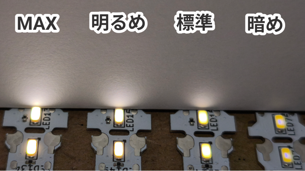 明るさ参考画像